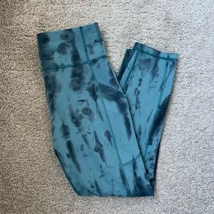 Lululemon Tie Dye Leggings with Pockets